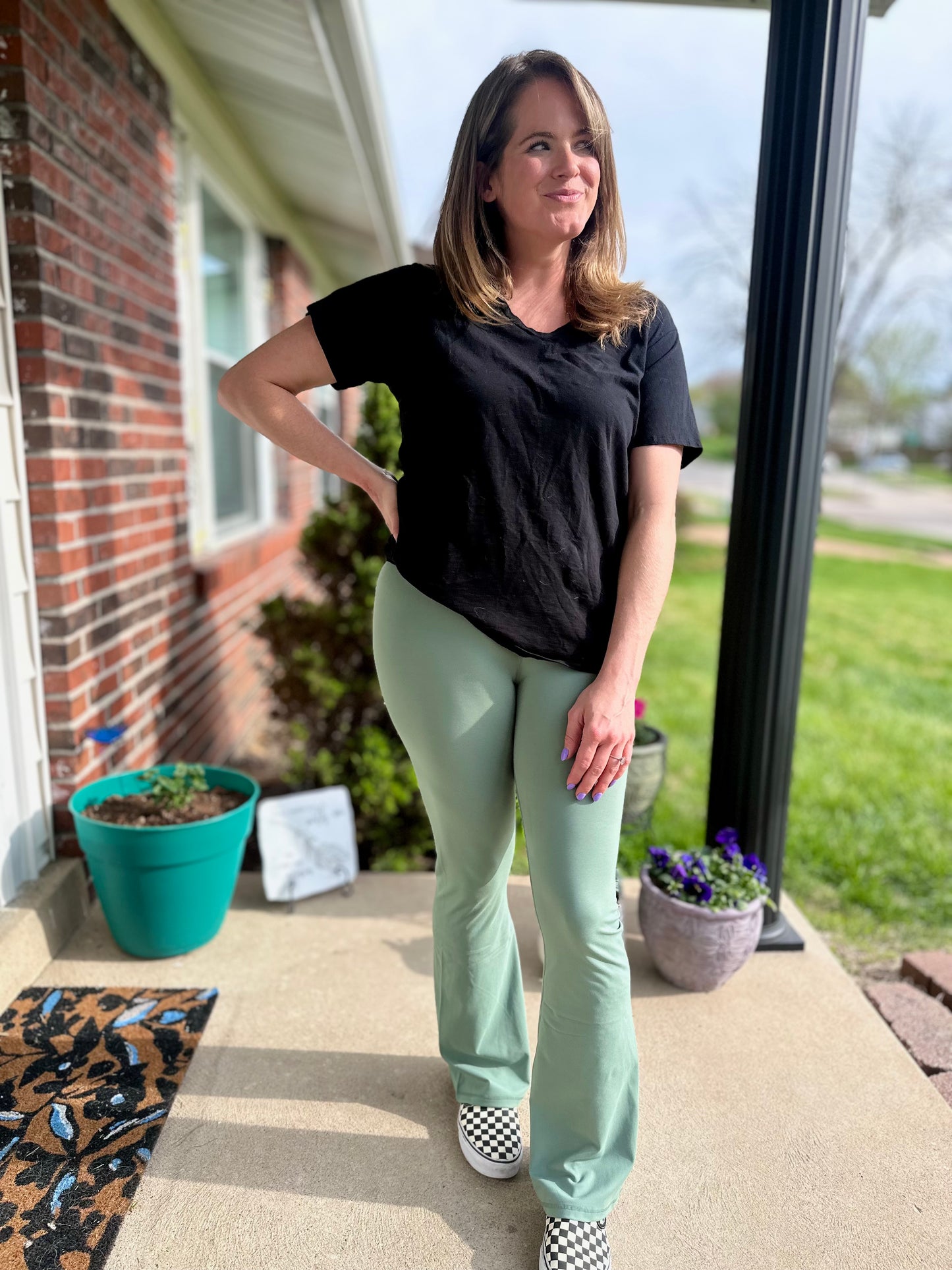 Venice Crossover Yoga Pants