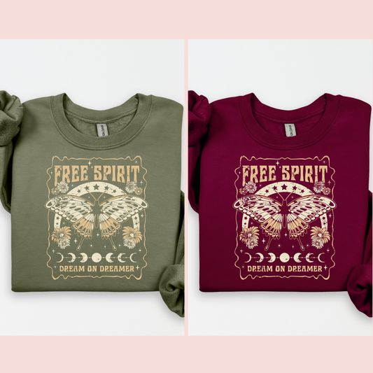 Free Spirit Crewneck (Adult & Youth)