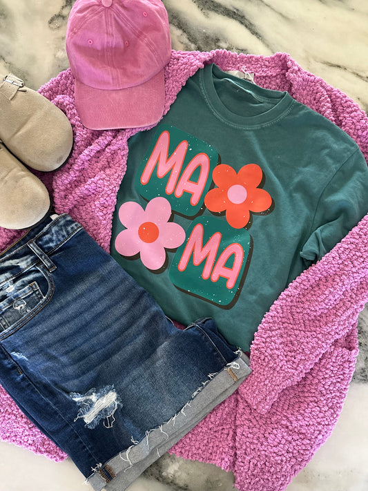 Retro Mama Tee (Comfort Colors)