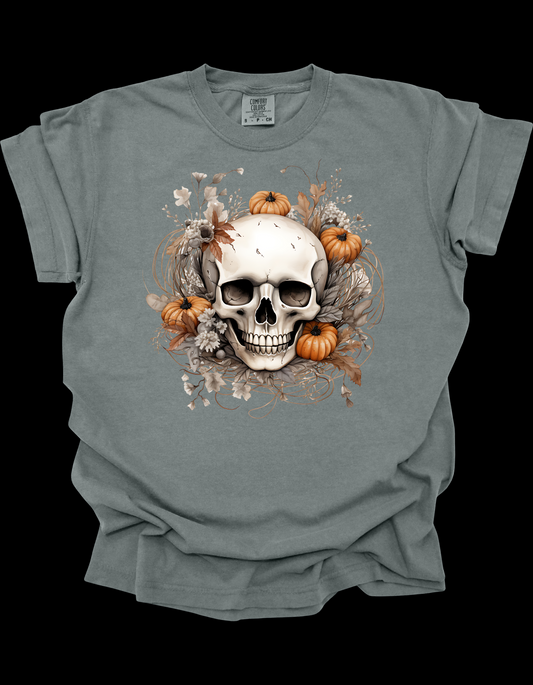 Spooky Skull Tee (Comfort Colors)
