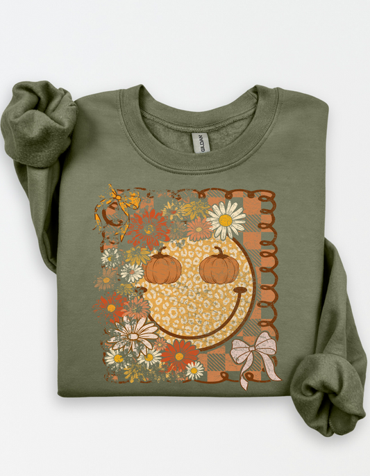Fall Smiley Crewneck