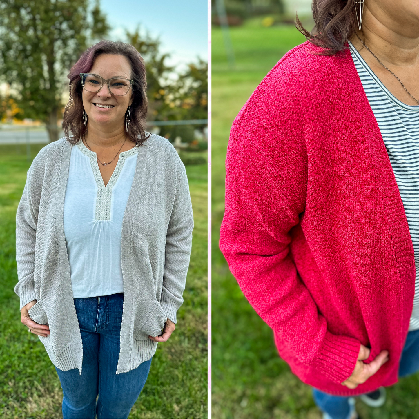 Gracie Melange Cardigan