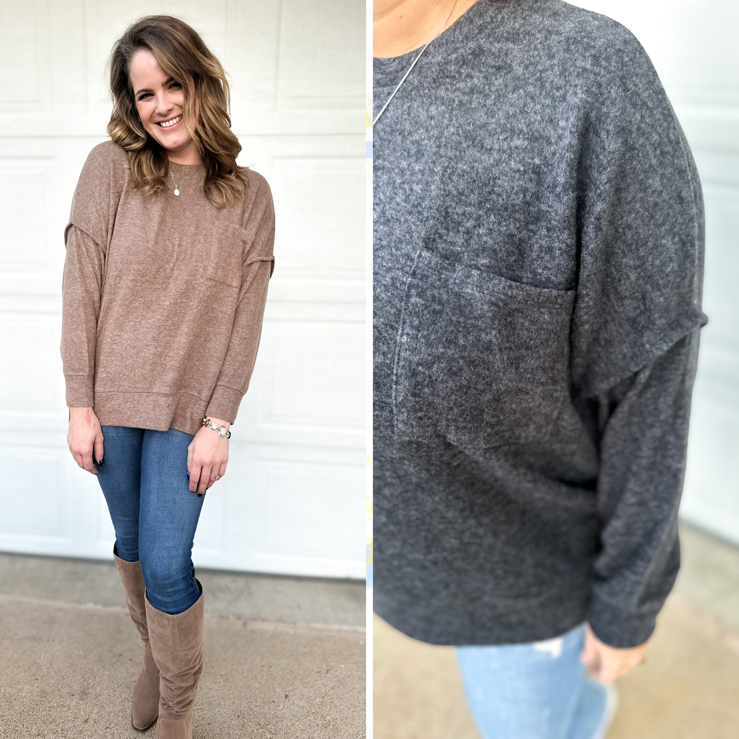 Cozy Days Melange Sweater