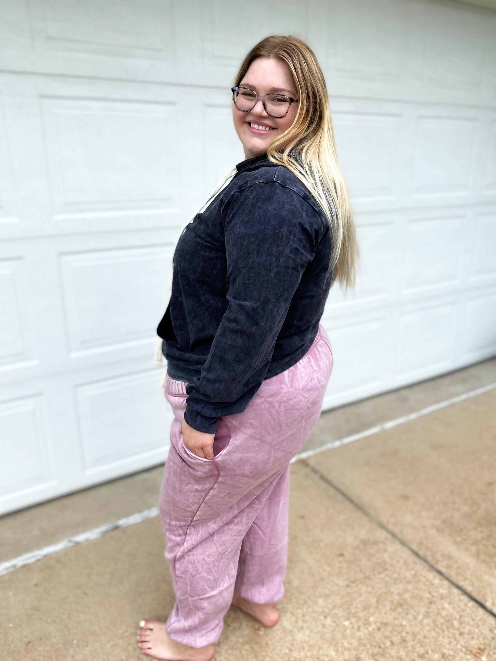 Brittany Acid Wash Joggers For The Girls Boutique LLC